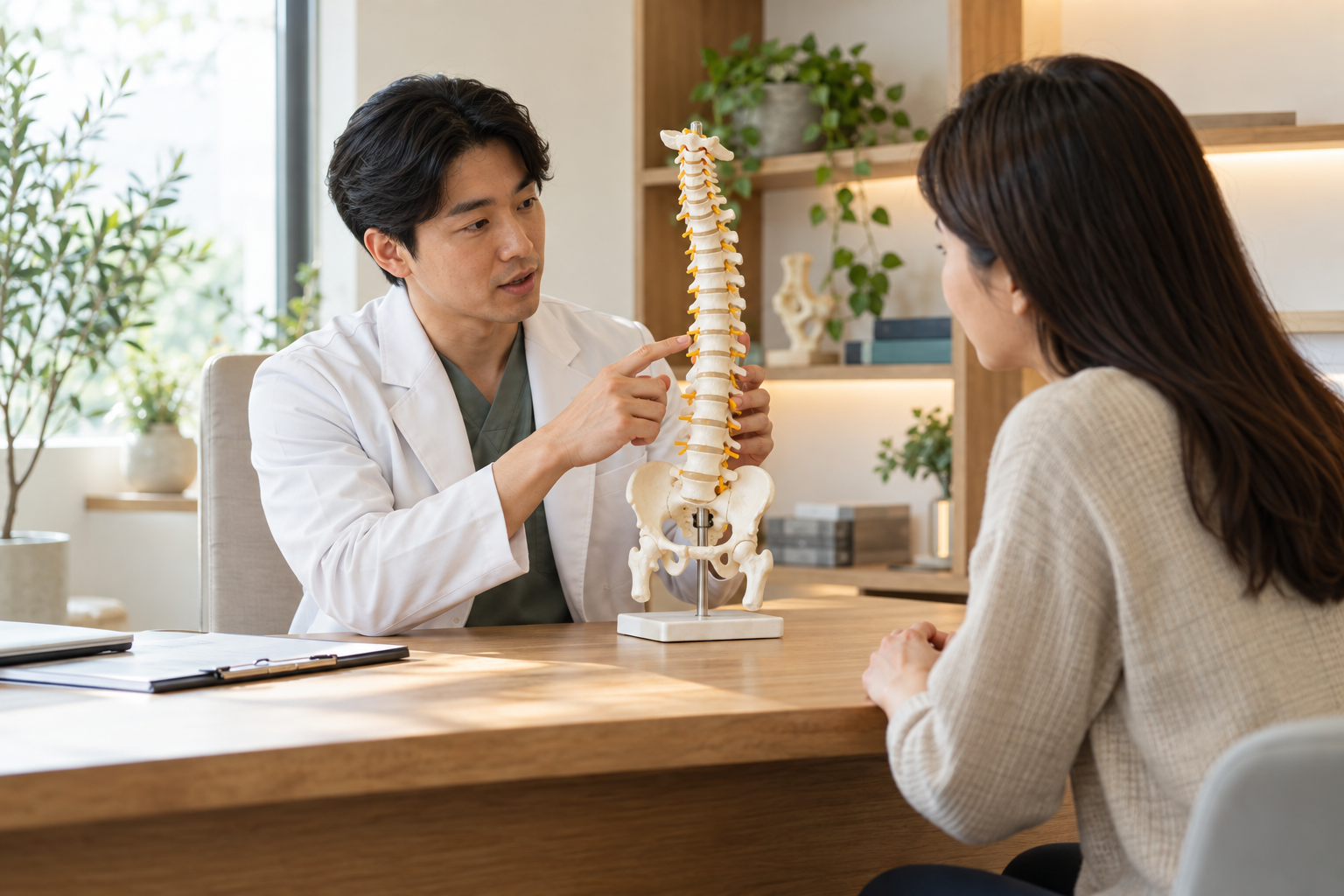 안성 허리통증 한의원 — 허리 상담 자료에 관한 AI 설명용 이미지
