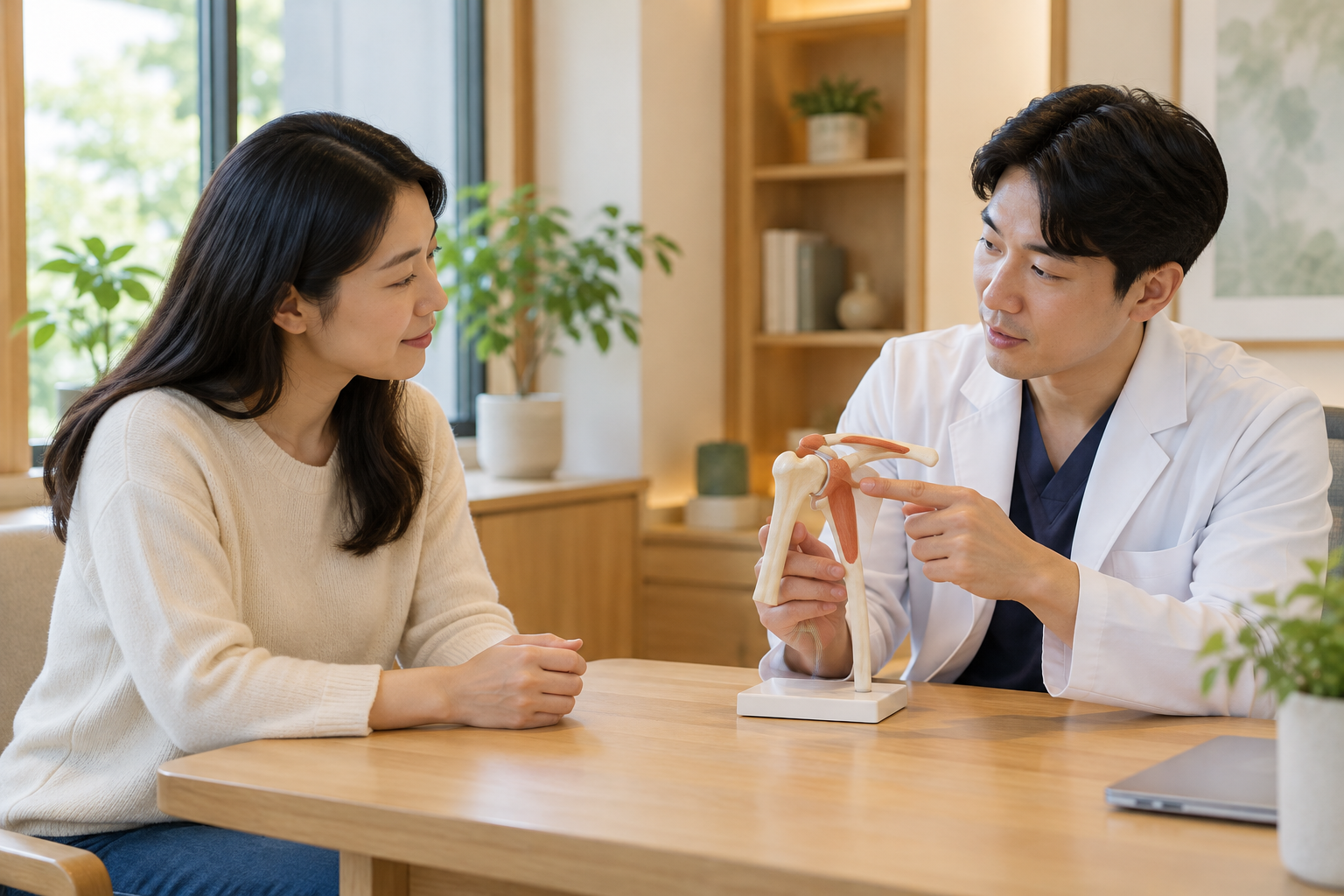 안성 어깨통증 한의원 — 어깨 상담에 관한 AI 설명용 이미지